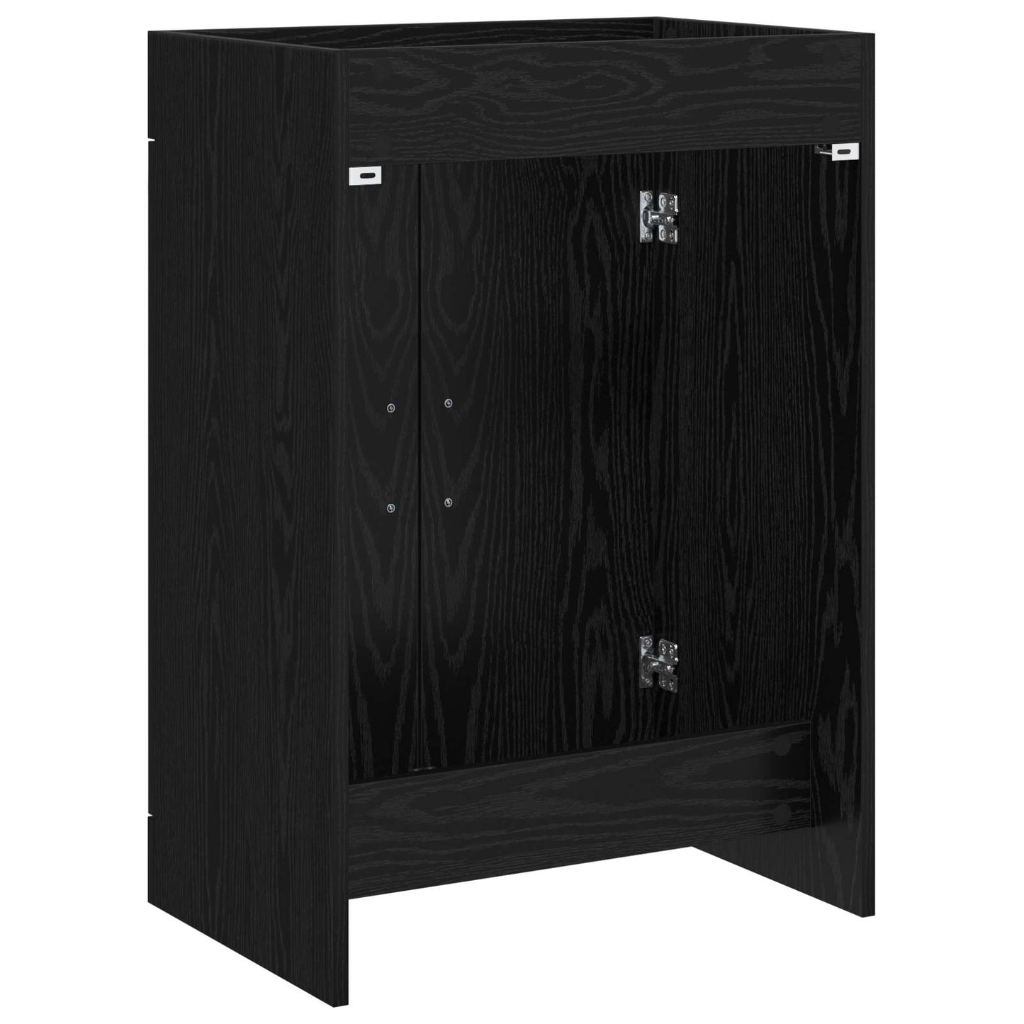 Mobiletto da Bagno Sotto Lavabo Rovere Nero 78,5 x 37,5 x 81 cm | homemem39