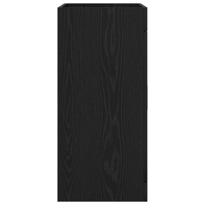 Mobiletto da Bagno Sotto Lavabo Rovere Nero 78,5 x 37,5 x 81 cm | homemem39