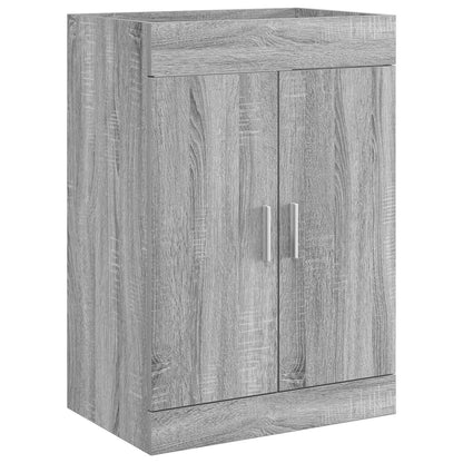 Mobiletto da Bagno Sotto Lavabo Sonoma grigio | homemem39