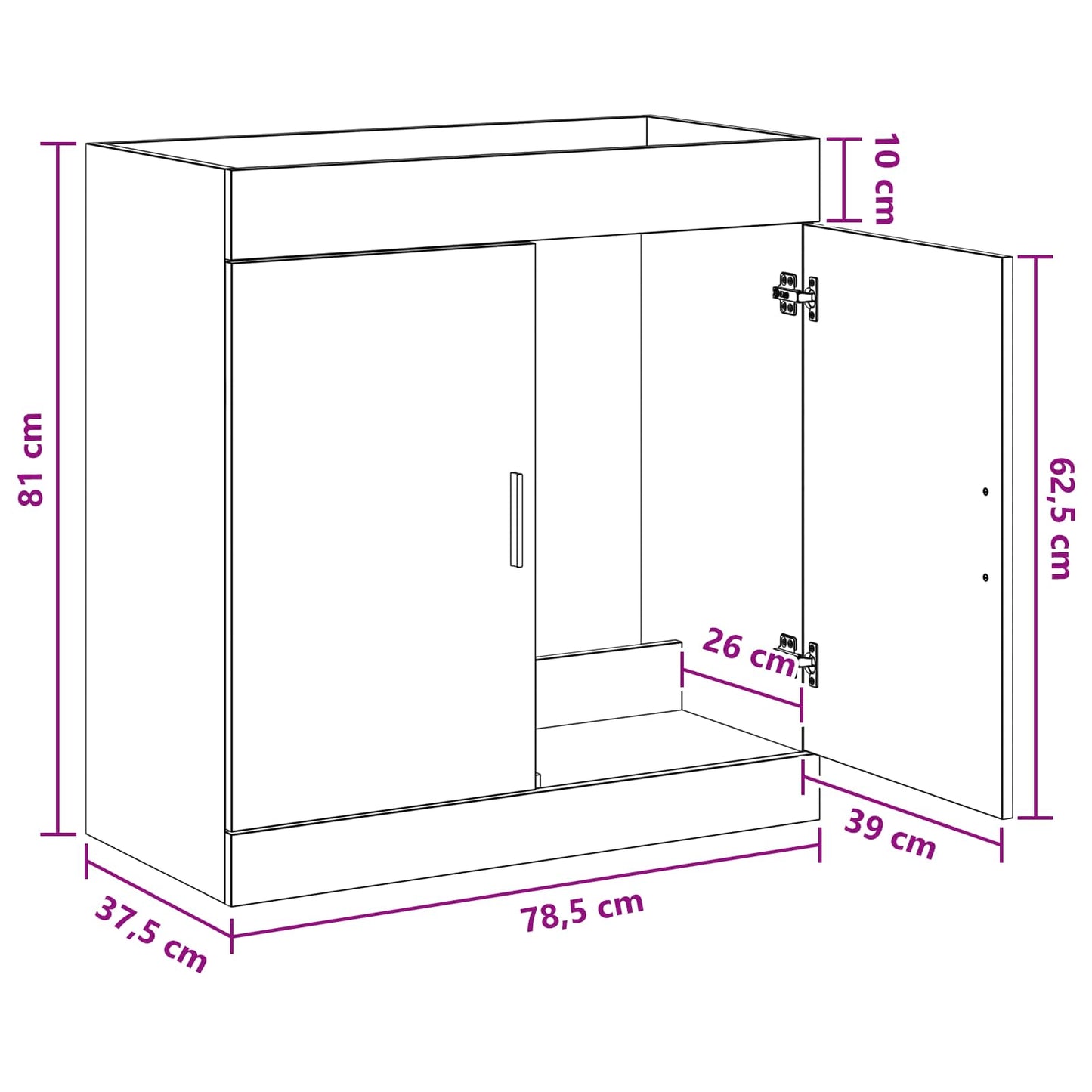 Mobiletto da Bagno Sotto Lavabo Legno antico | homemem39