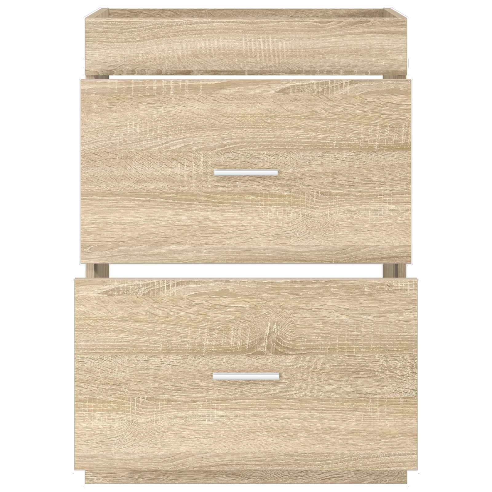 Mobiletto da Bagno Sotto Lavabo Rovere Sonoma 56 x 37,5 x 81 cm | homemem39
