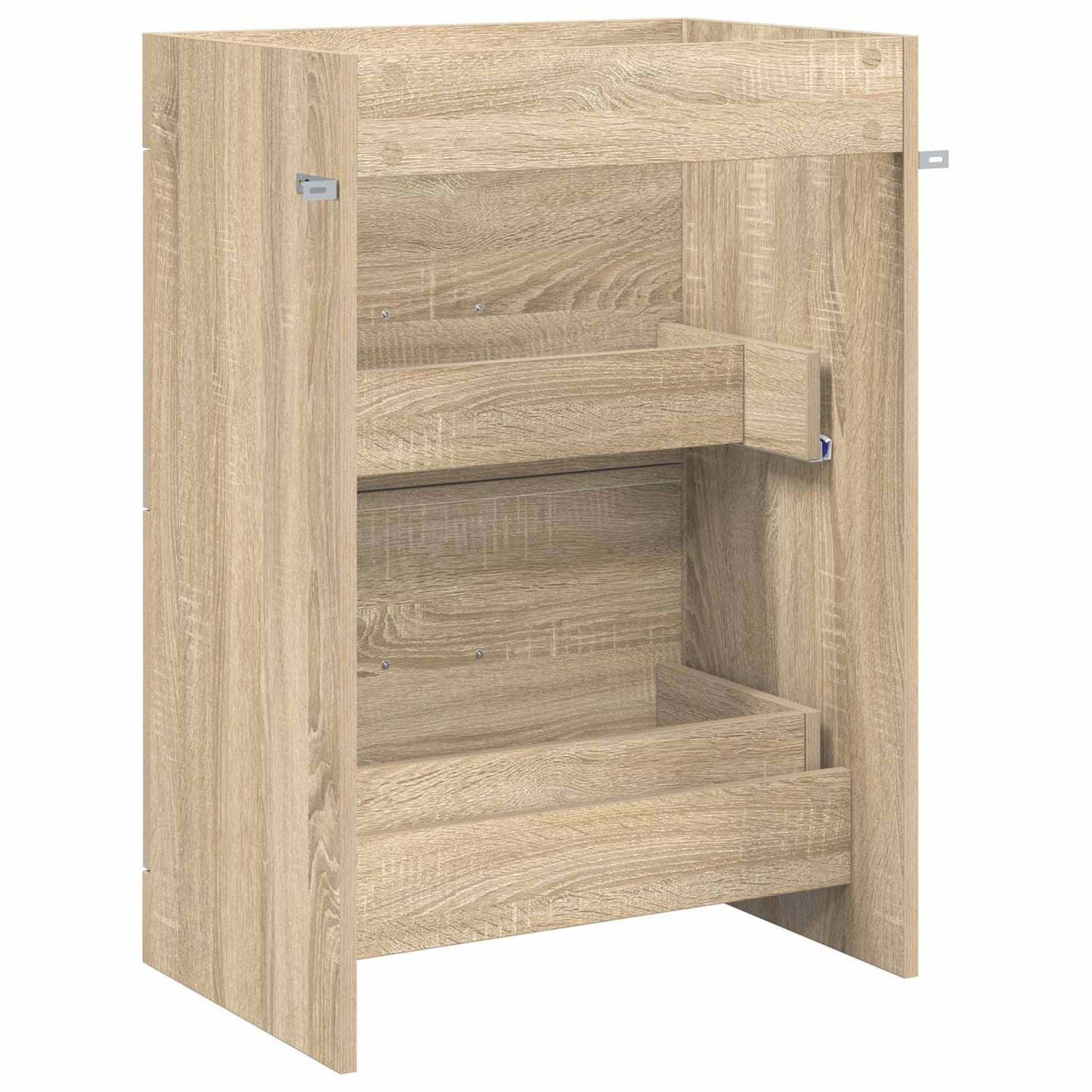 Mobiletto da Bagno Sotto Lavabo Rovere Sonoma 56 x 37,5 x 81 cm | homemem39