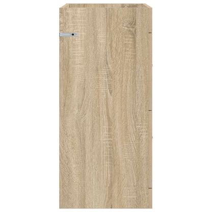 Mobiletto da Bagno Sotto Lavabo Rovere Sonoma 56 x 37,5 x 81 cm | homemem39