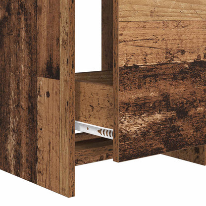 Mobiletto da Bagno Sotto Lavabo Legno antico 56 x 37,5 x 81 cm | homemem39