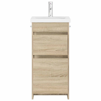 Mobile da bagno con lavabo Rovere Sonoma 42 x 40 x 84,5 cm | homemem39