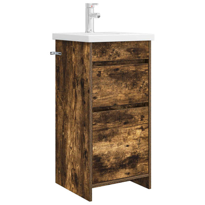 Mobile da bagno con lavabo Rovere Fumo 42 x 40 x 84,5 cm | homemem39