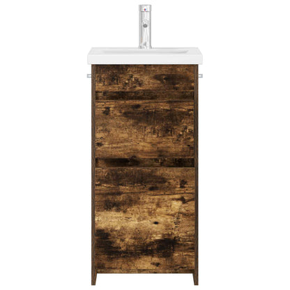 Mobile da bagno con lavabo Rovere Fumo 42 x 40 x 84,5 cm | homemem39