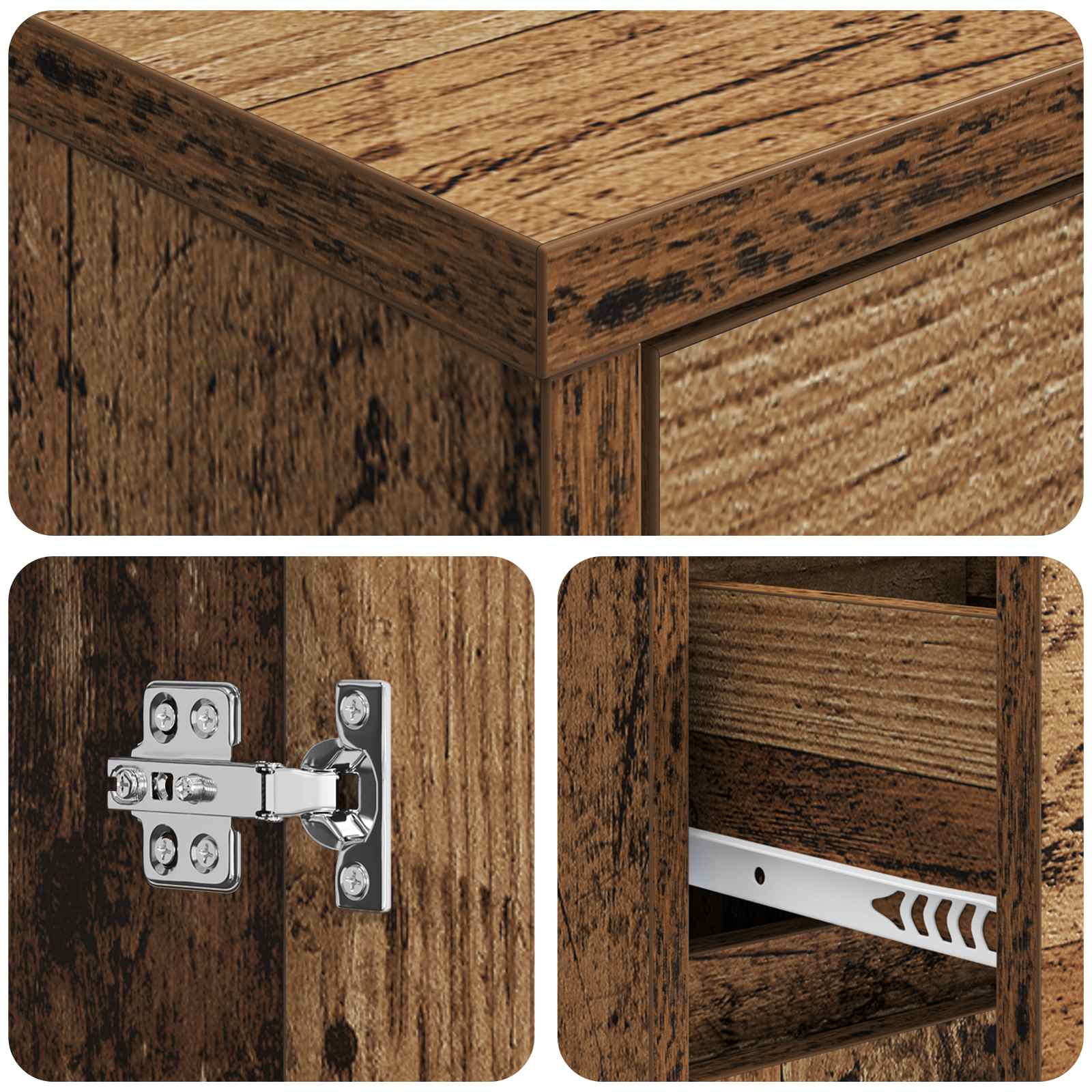 Mobile da Bagno Legno antico 35 x 36,5 x 85 cm | homemem39