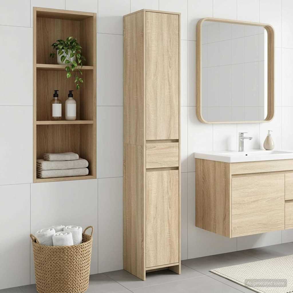 Mobile da Bagno Rovere Sonoma 30 x 33 x 190 cm | homemem39