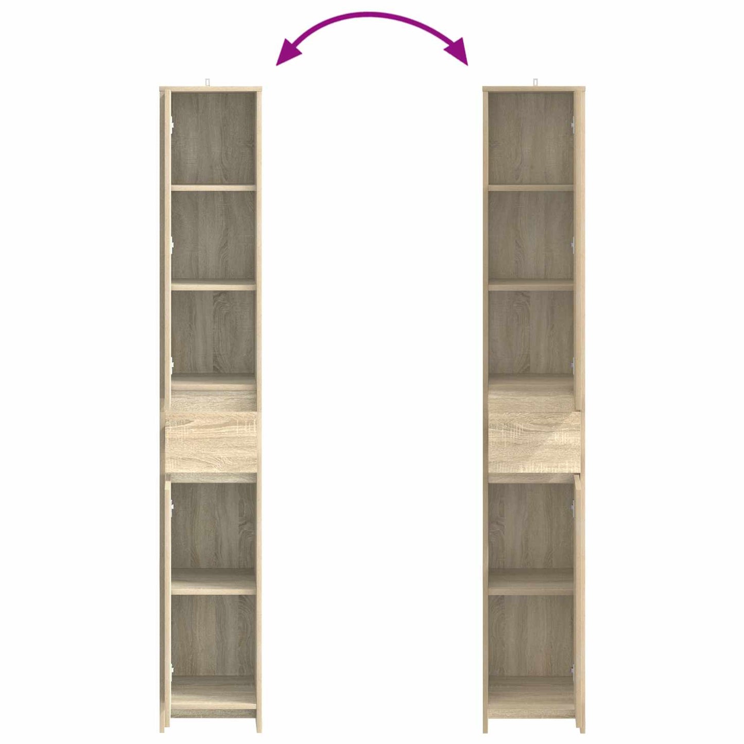 Mobile da Bagno Rovere Sonoma 30 x 33 x 190 cm | homemem39