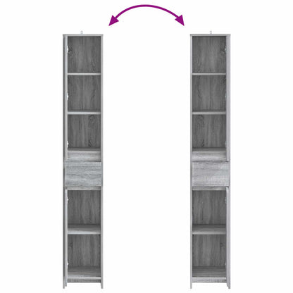 Mobile da Bagno Sonoma grigio 30 x 33 x 190 cm | homemem39