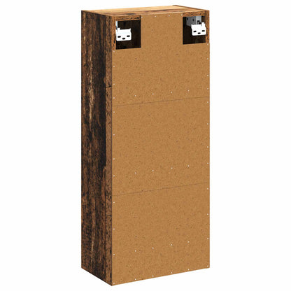 Mobile lavabo da parete Legno antico 35 x 20 x 81 cm | homemem39