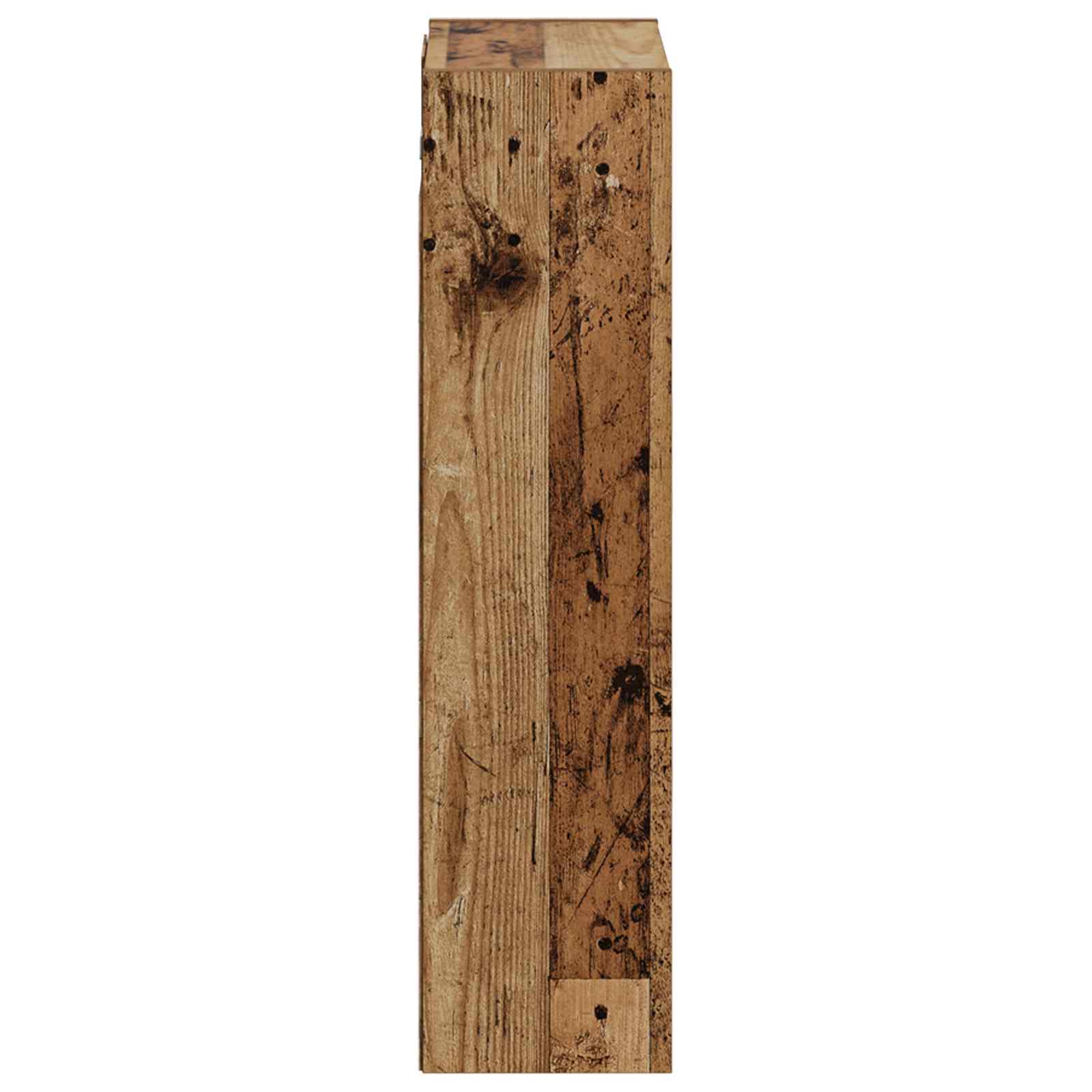 Mobile lavabo da parete Legno antico 35 x 20 x 81 cm | homemem39