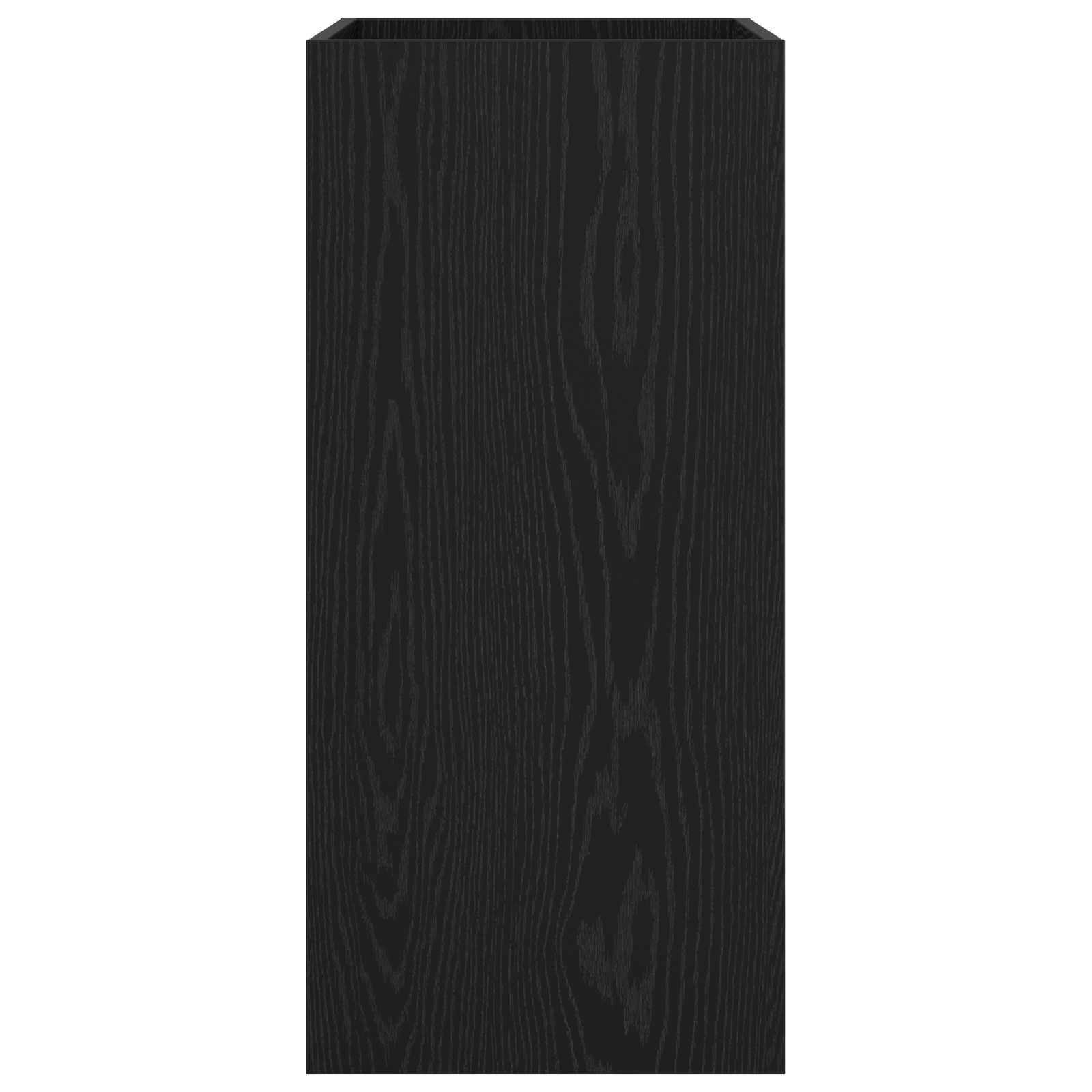 Mobiletto da Bagno Sotto Lavabo Rovere Nero 56 x 37,5 x 81 cm | homemem39
