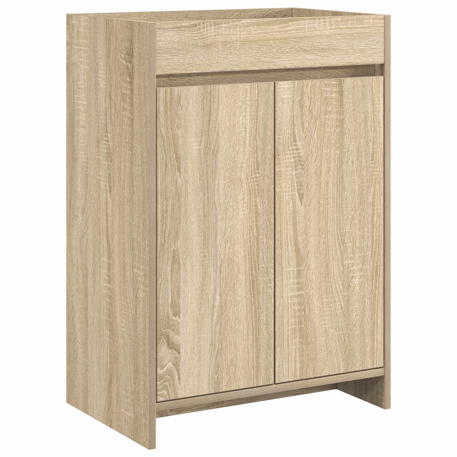 Mobiletto da Bagno Sotto Lavabo Rovere Sonoma 56 x 37,5 x 81 cm | homemem39