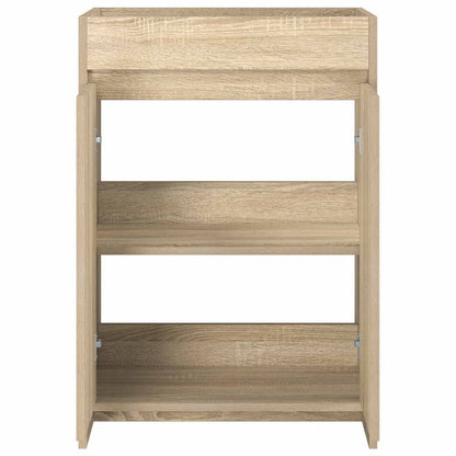 Mobiletto da Bagno Sotto Lavabo Rovere Sonoma 56 x 37,5 x 81 cm | homemem39