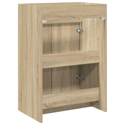 Mobiletto da Bagno Sotto Lavabo Rovere Sonoma 56 x 37,5 x 81 cm | homemem39
