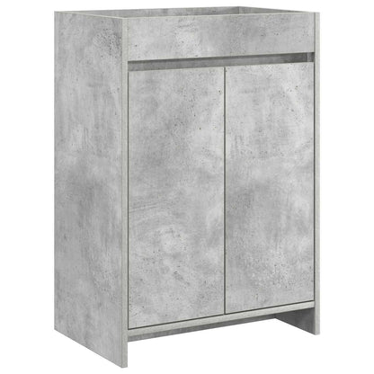 Mobiletto da Bagno Sotto Lavabo Grigio Cemento | homemem39