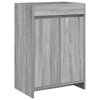 Mobiletto da Bagno Sotto Lavabo Sonoma grigio 56 x 37,5 x 81 cm | homemem39