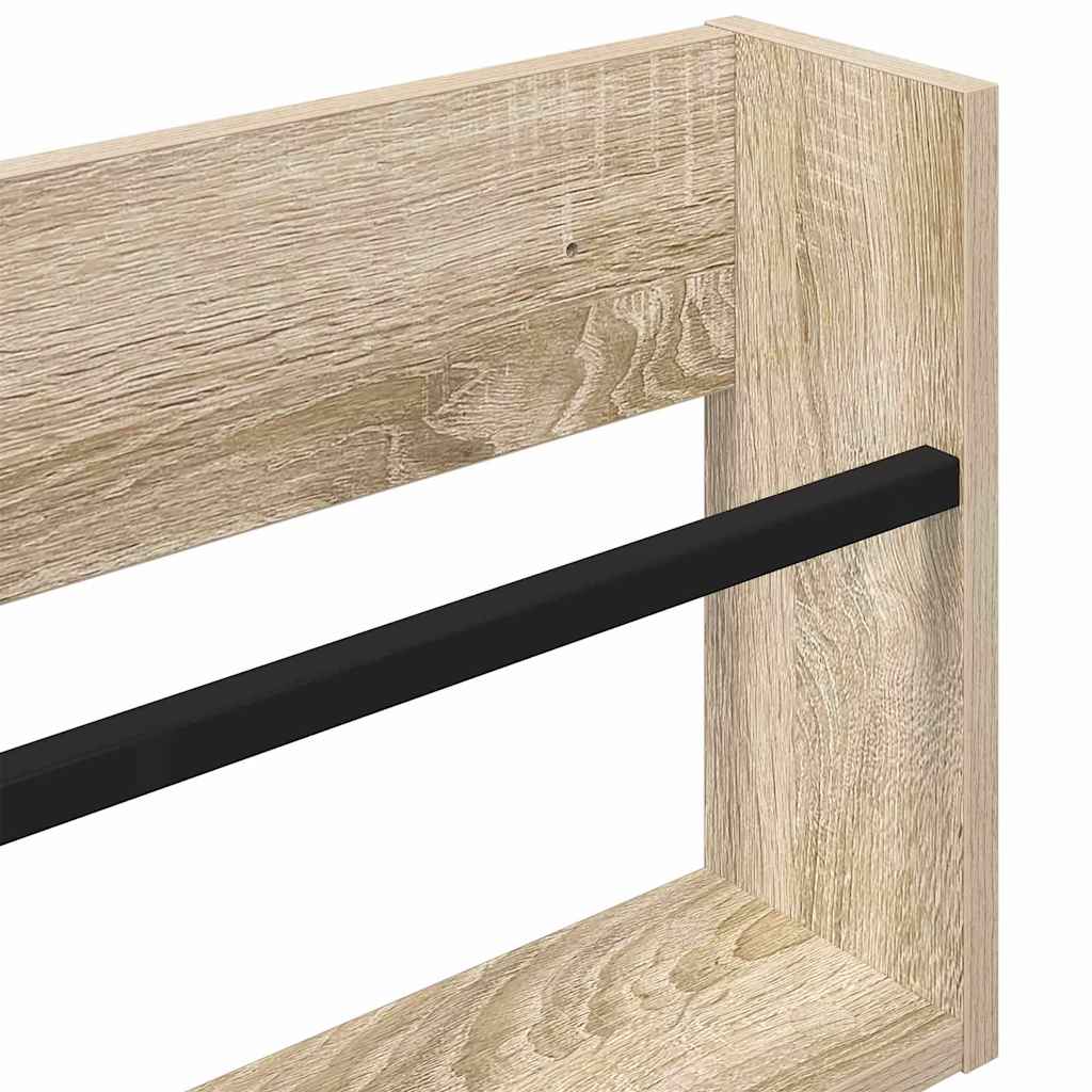 Scaffale per riviste 2 pcs Rovere Sonoma 60 x 12 x 30 cm | homemem39