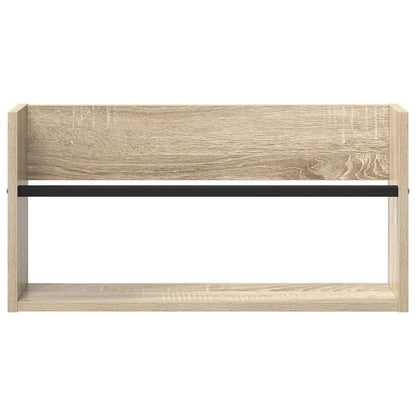 Scaffale per riviste 2 pcs Rovere Sonoma 60 x 12 x 30 cm | homemem39