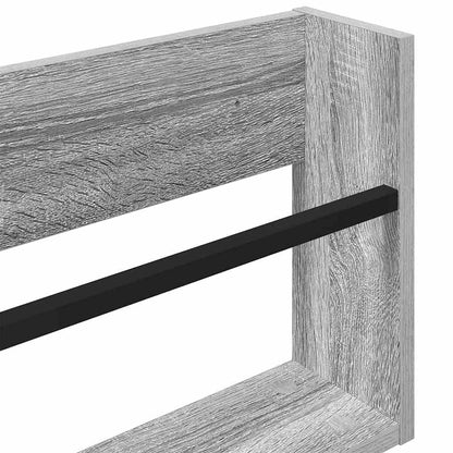 Scaffale per riviste Grigio Sonoma 80 x 12 x 30 cm