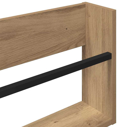 Scaffale per riviste Rovere artigianale 80 x 12 x 30 cm | homemem39