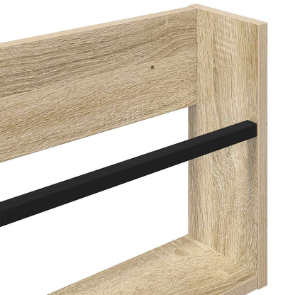 Scaffale per riviste Rovere Sonoma 100 x 12 x 30 cm