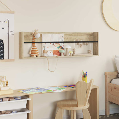 Scaffale per riviste Rovere Sonoma 100 x 12 x 30 cm