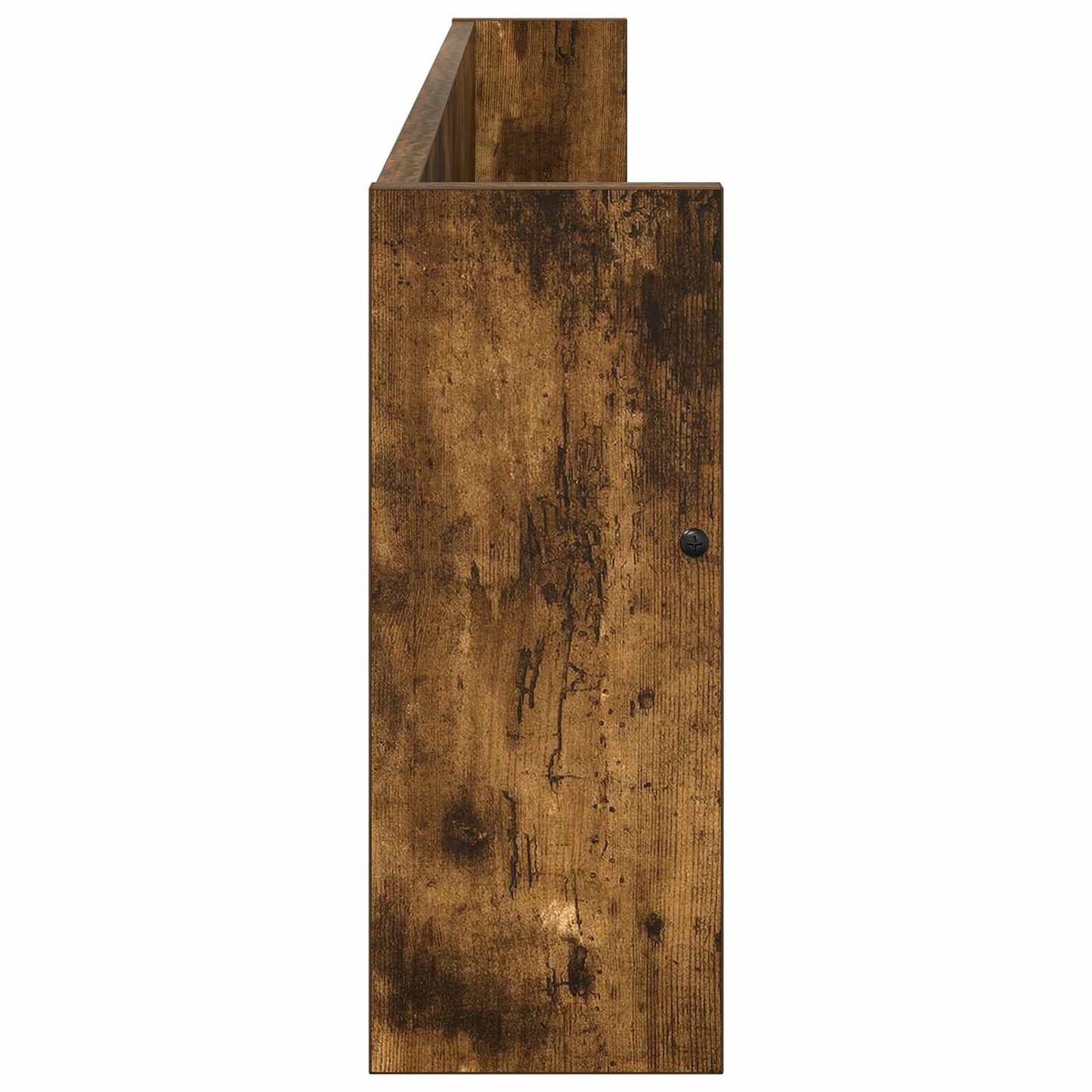 Scaffale per riviste 2 pcs Rovere fumé 100 x 12 x 30 cm