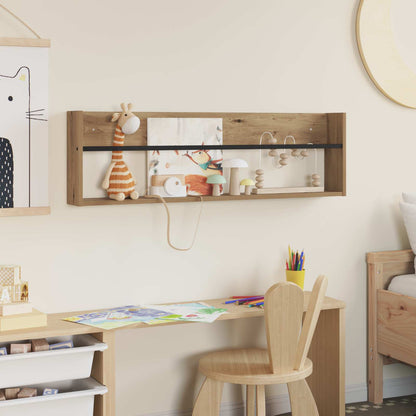 Scaffale per riviste Rovere artigianale 100 x 12 x 30 cm