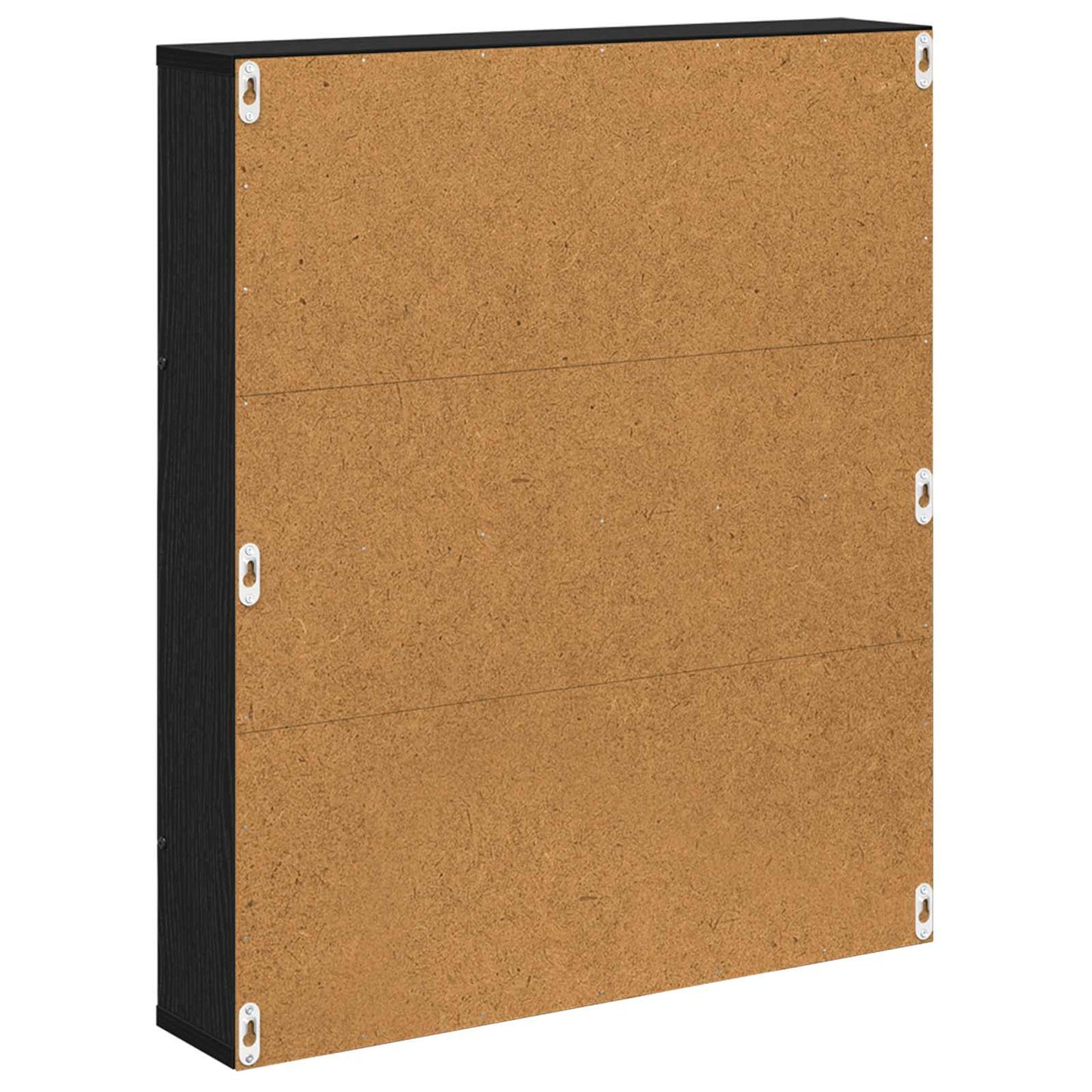 Scaffale per riviste Rovere Nero 60 x 12 x 70 cm