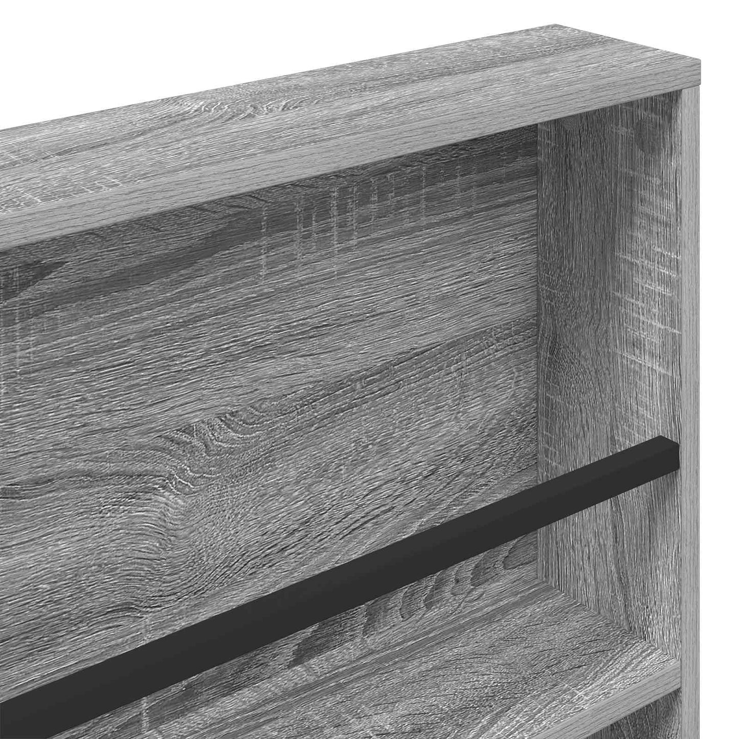 Scaffale per riviste Grigio Sonoma 60 x 12 x 70 cm