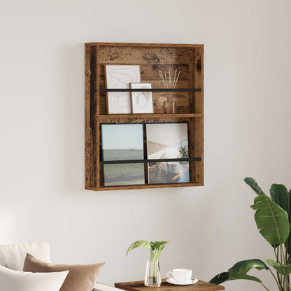 Scaffale per riviste Legno vecchio 60 x 12 x 70 cm