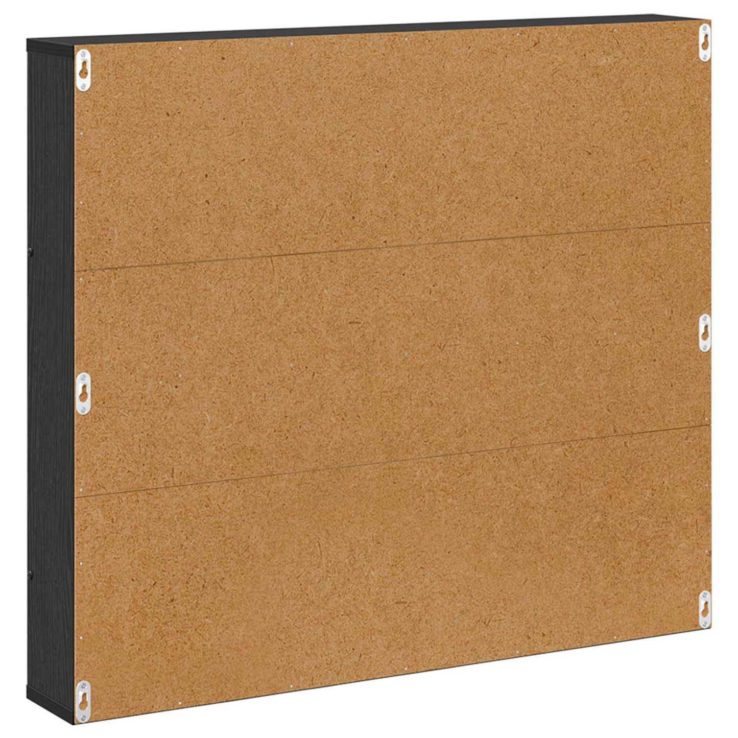 Scaffale per riviste Rovere Nero 80 x 12 x 70 cm