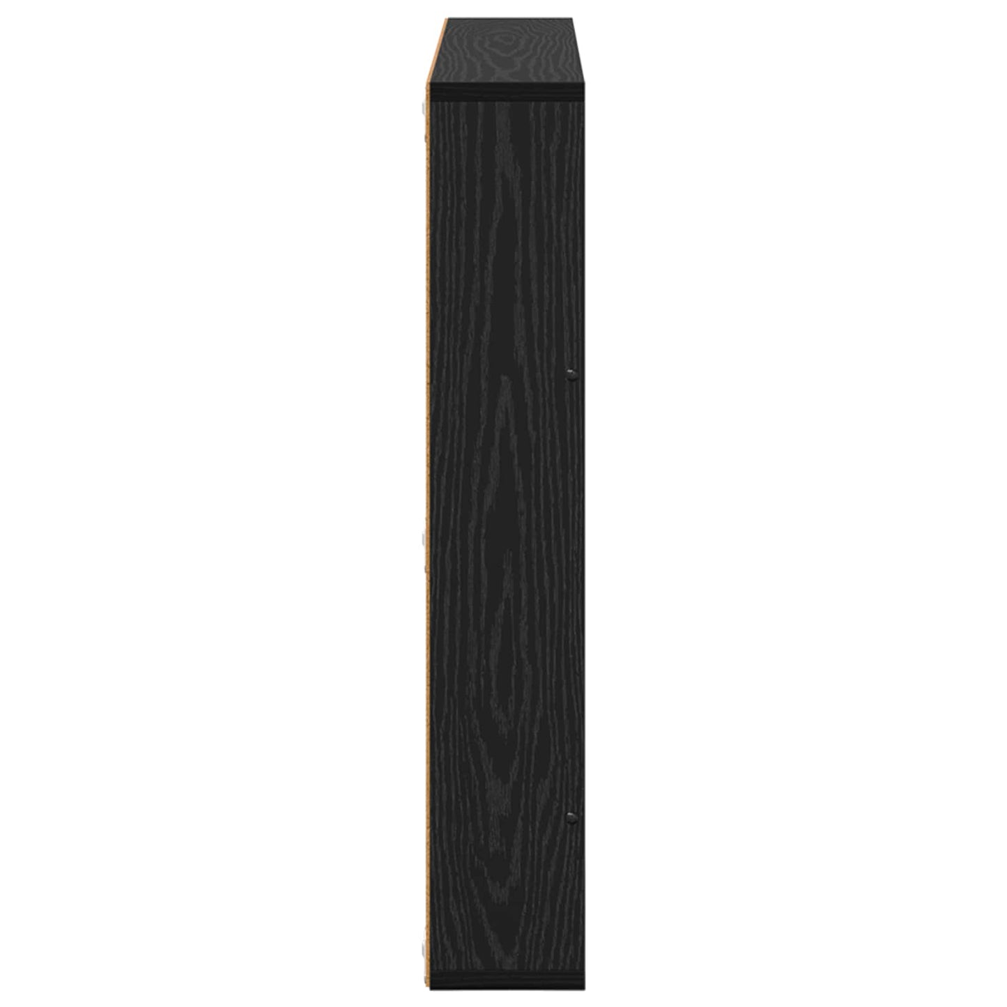 Scaffale per riviste Rovere Nero 80 x 12 x 70 cm