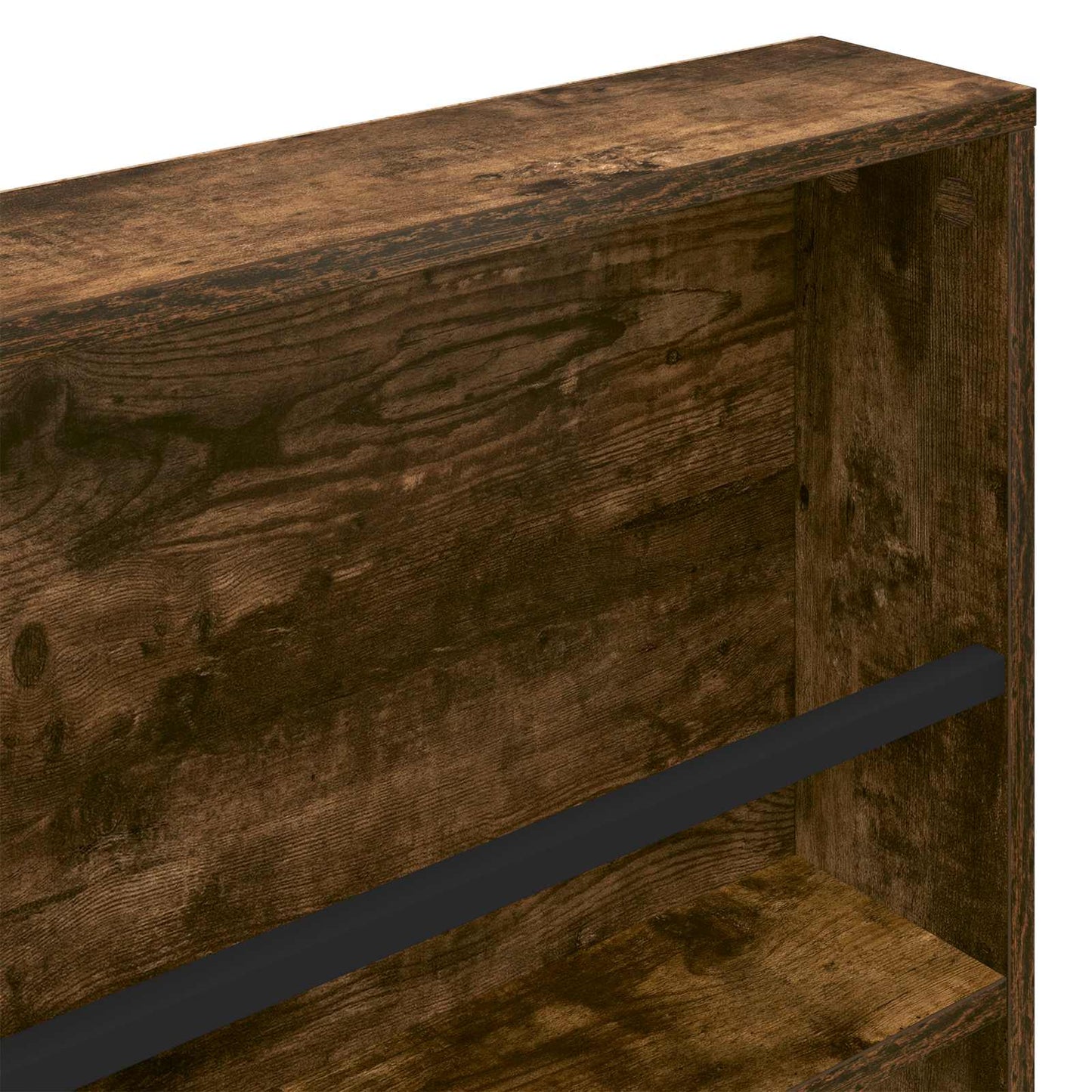 Scaffale per riviste Rovere fumé 80 x 12 x 70 cm