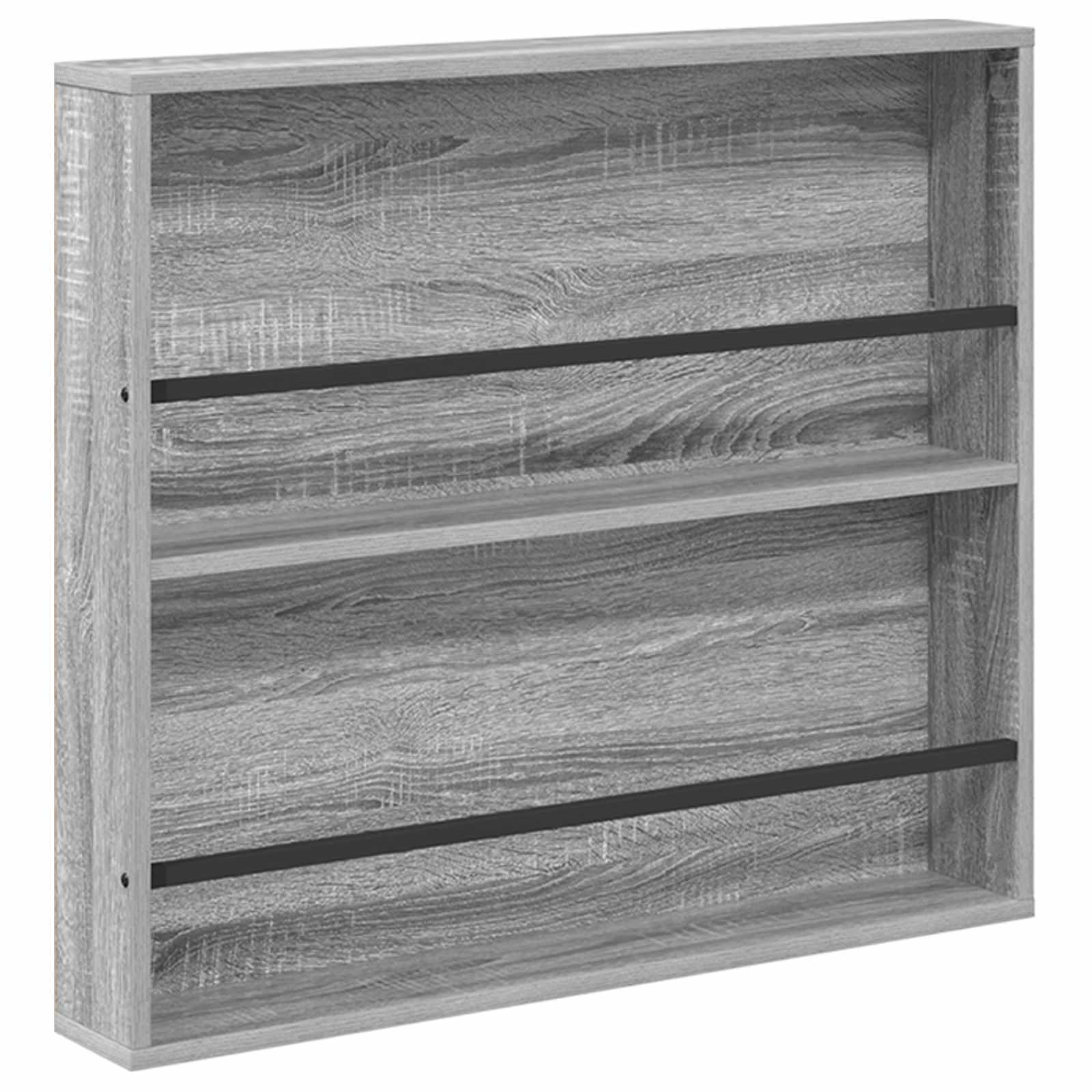 Scaffale per riviste Grigio Sonoma 80 x 12 x 70 cm | homemem39