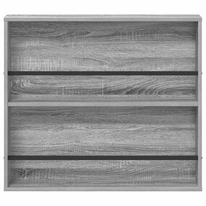 Scaffale per riviste Grigio Sonoma 80 x 12 x 70 cm