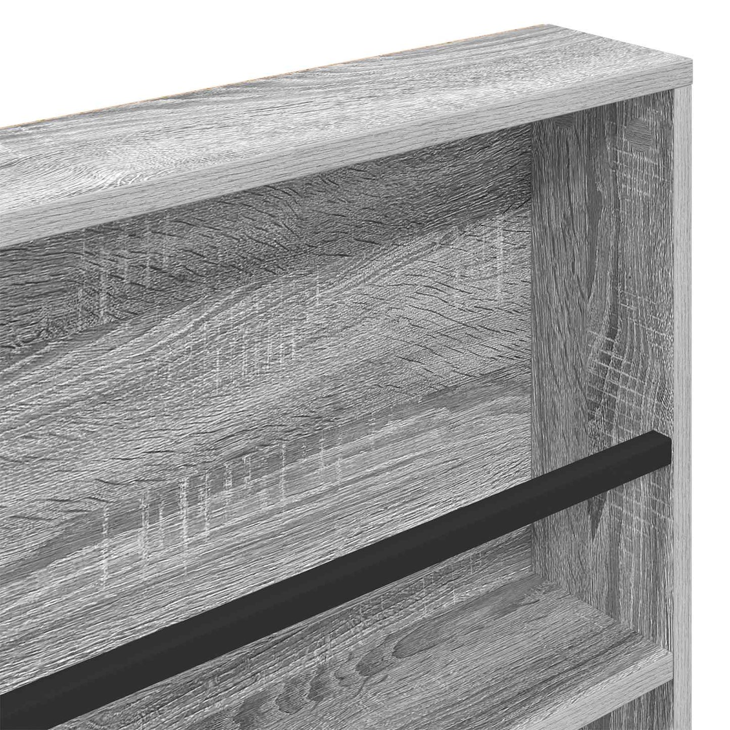 Scaffale per riviste 2 pz Grigio Sonoma 80 x 12 x 70 cm