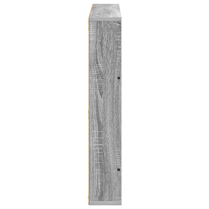 Scaffale per riviste 2 pz Grigio Sonoma 80 x 12 x 70 cm