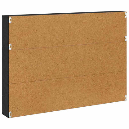 Scaffale per riviste 2 pcs Rovere Nero 100 x 12 x 70 cm