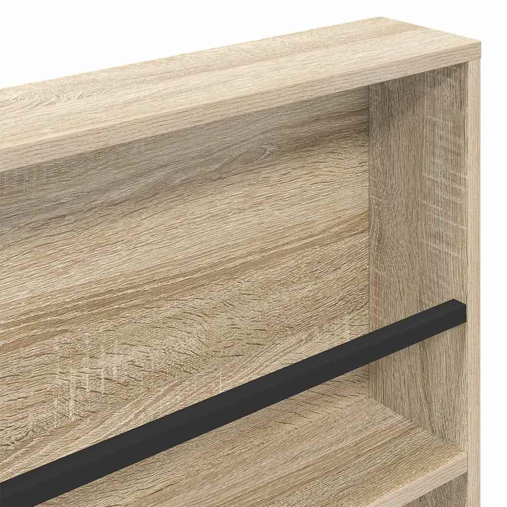 Scaffale per riviste Rovere Sonoma 100 x 12 x 70 cm