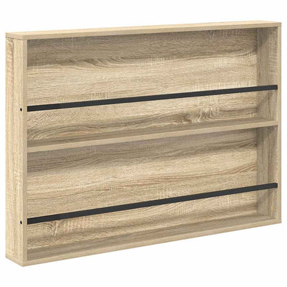 Scaffale per riviste 2 pcs Rovere Sonoma 100 x 12 x 70 cm
