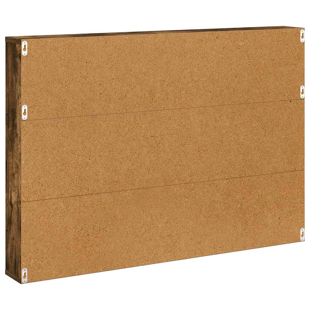 Scaffale per riviste Rovere fumé 100 x 12 x 70 cm