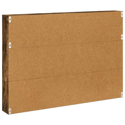 Scaffale per riviste 2 pcs Rovere fumé 100 x 12 x 70 cm