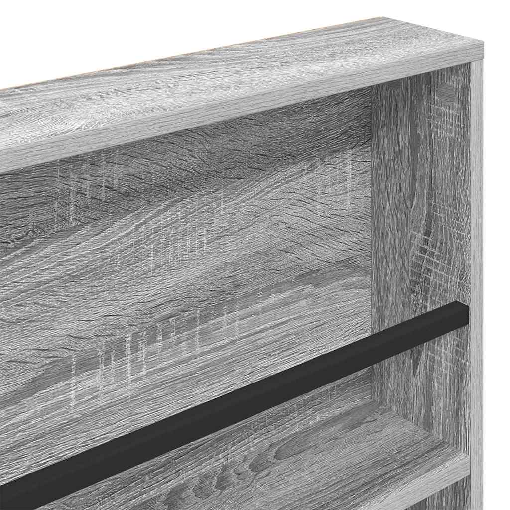 Scaffale per riviste Grigio Sonoma 100 x 12 x 70 cm