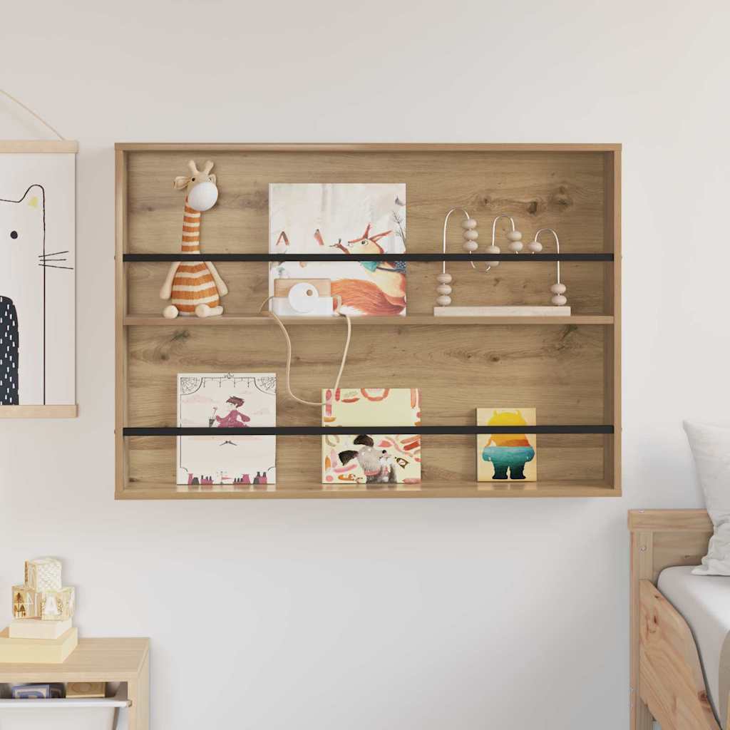 Scaffale per riviste Rovere artigianale 100 x 12 x 70 cm