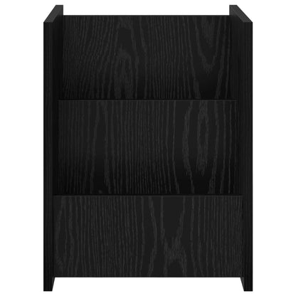 Scaffale per riviste Rovere Nero 35 x 35 x 45 cm