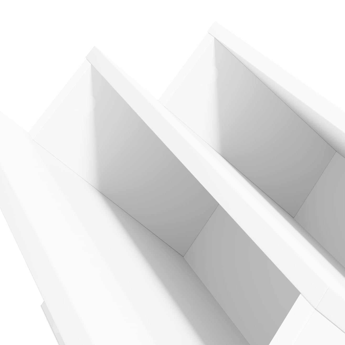 Scaffale per riviste Bianco 53 x 40 x 28.5 cm Legno multistrato